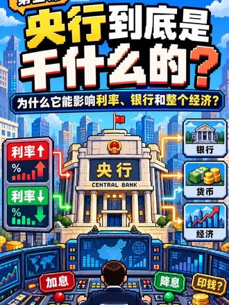 央行到底是干什么的？ 加息、降息、货币、银行、通胀、经济周期…… 这些看起来完全不同的东西，背后其实
