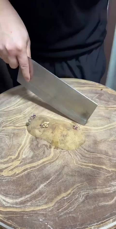 “土豆还可以这么切”  ​​​
