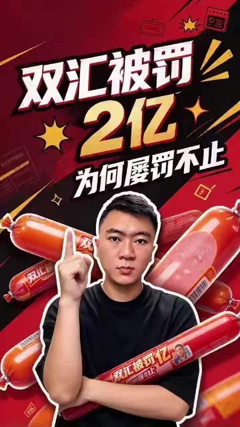 #双汇被罚1.29亿##热点解读# 监管去年8月就查出来了，双汇猪肉——兽药林可霉素超标37.5倍