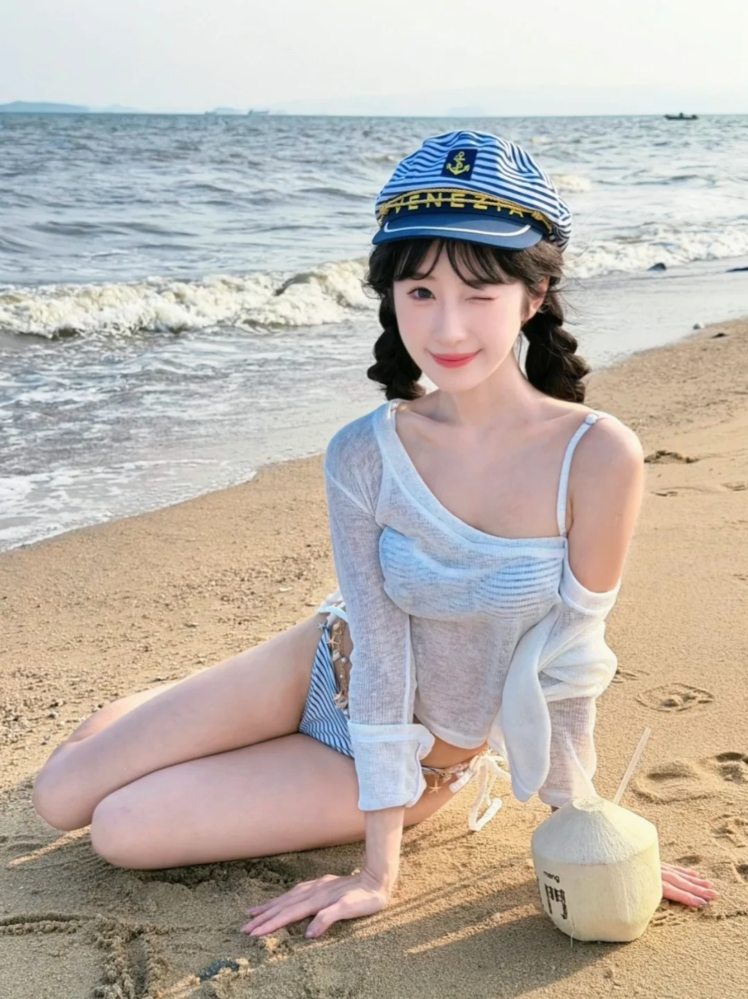 一起去海边吧✌︎' ֊'🐚⛱️🌊