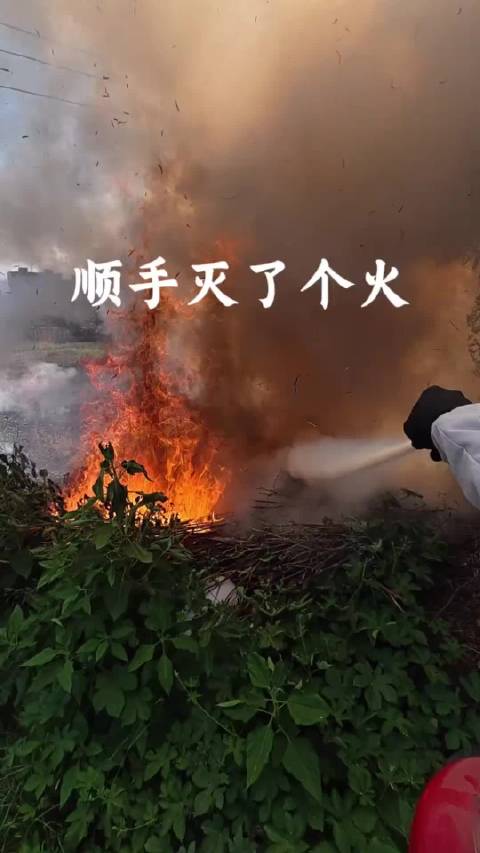 送餐路上顺便跟着消防大哥 灭了个火 #一分钟精选视频扶持计划#