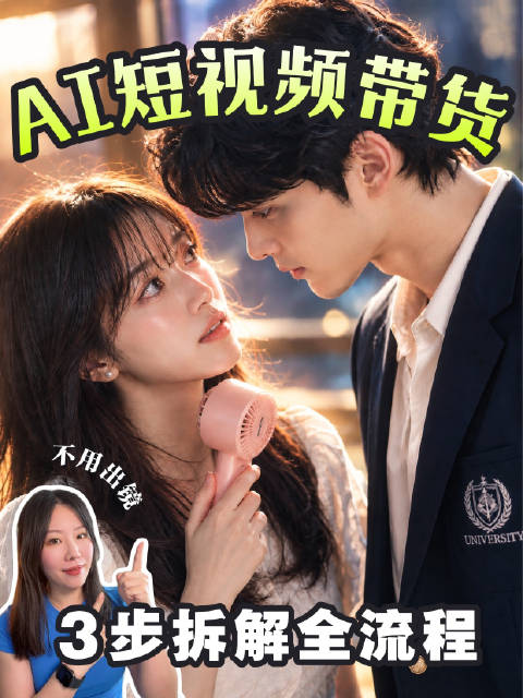 想做短视频带货，却卡在不想露脸、没时间琢磨脚本，也不知道怎么拍？ 做短视频带货，既想让剧情好看，又想