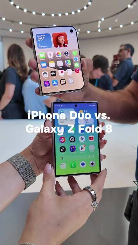 尺寸相近的折叠屏手机，但谁做得更好……苹果还是三星？ iPhone Duo 与 Galaxy Z F