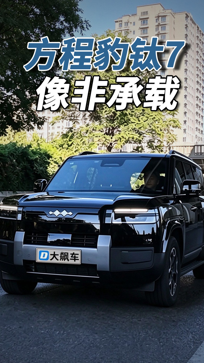 方程豹钛7：像非承载