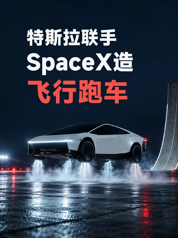 马斯克给跑车装火箭，这回真上天了