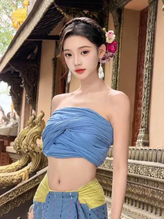 阳光下的傣妹太美啦💕