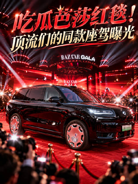 万万没想到！芭莎之夜的顶流座驾火出圈#腾势N9闪充版##芭莎之夜明星都坐N9##顶流同款腾势N9##