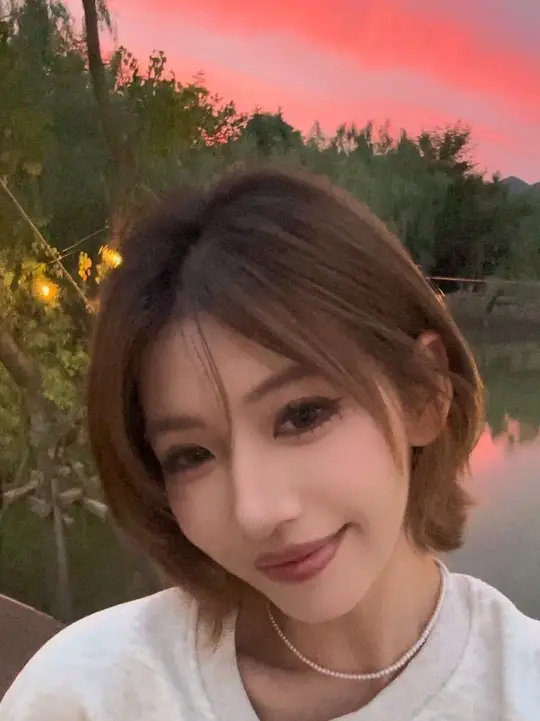 小宝今天的黄昏 真的很浪漫诶～