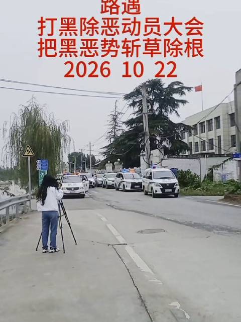 扫黑除恶动员大会麻洋现场，斩草除根
