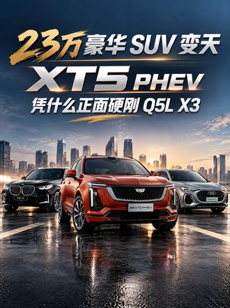 23 万豪华 SUV 变天：XT5 PHEV 凭什么正面硬刚 Q5L X3？