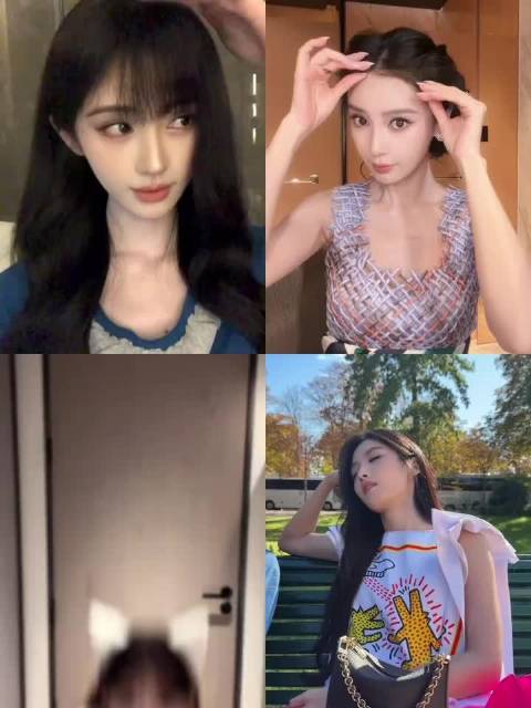 明星版喵阿里嘎多手势舞挑战来啦！鞠婧祎｜杨颖程潇｜卢昱晓你最喜欢谁