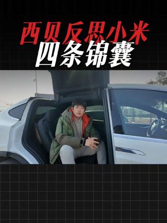 从西贝罗永浩反思小米汽车
