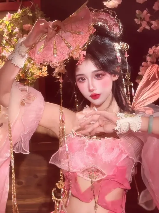 美人舞如莲花旋