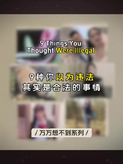 你以为违法其实合法的事#离谱系列#