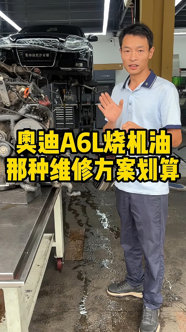 奥迪A6L烧机油，那种维修方案划算？
