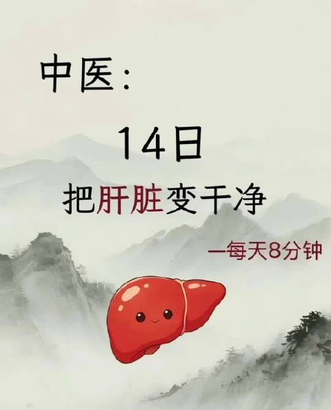 中医：14日把肝脏变干净一每天8分钟  ​​​
