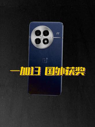 一加13 获金奖？