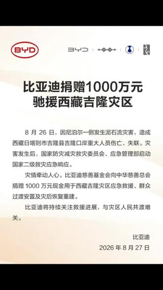 王传福：国家有困难的时候，我们要站出来，比亚迪用行动践行担当