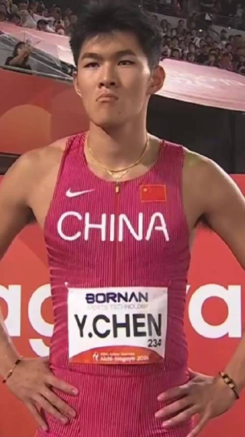 起跑蹬地，连续攻栏，节奏拉满！名古屋亚运会男子110米栏决赛，陈圆将拿下金牌🥇 ​