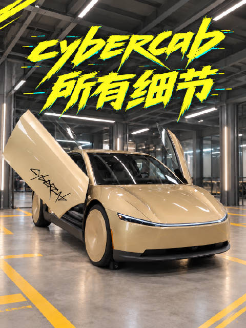 3 分钟，带大家看下特斯拉 Cybercab 不为人知的细节#特斯拉无人驾驶车西南首秀#  ​​​