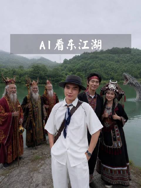 这次用AI的形式带你走近东江湖#幻想家的旅途##东江湖#