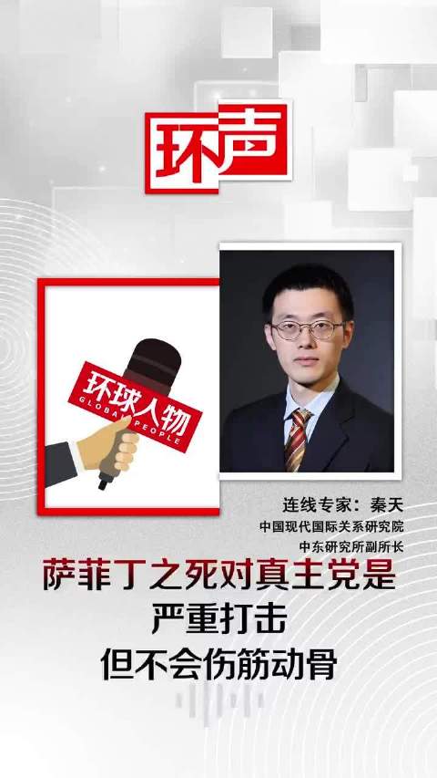 中东问题专家秦天指出：萨菲丁的离世虽重创真主党，却难撼其根基 #中东局势# #战争# #以色列# 和
