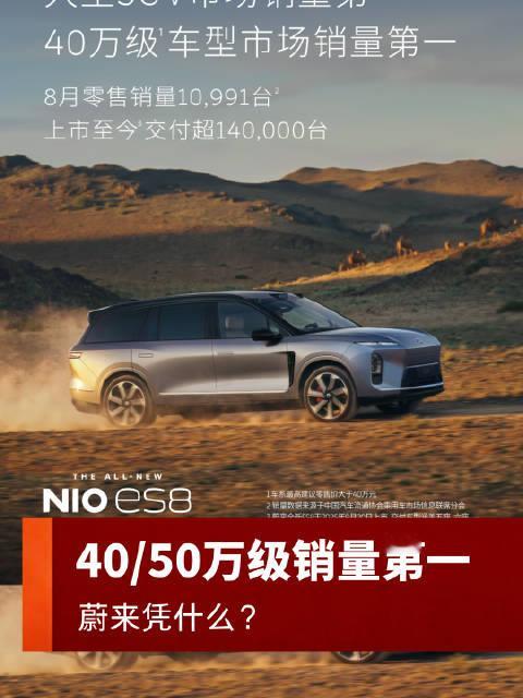40/50万级销量第一！蔚来凭什么？：#蔚来 #蔚来ES8 #蔚来ES9破解零重力座椅安全难题#
