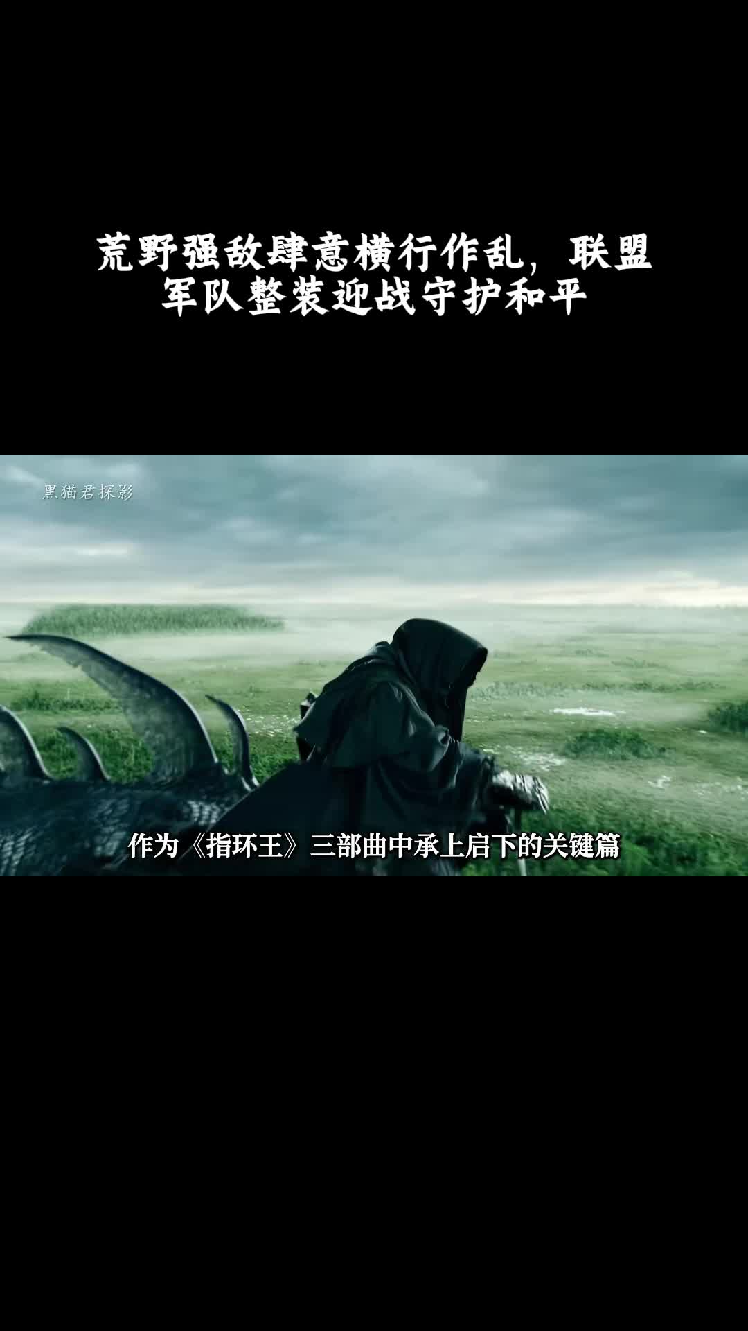 指环王：双塔奇兵：荒野强敌肆意横行作乱，联盟军队整装迎战守护和平