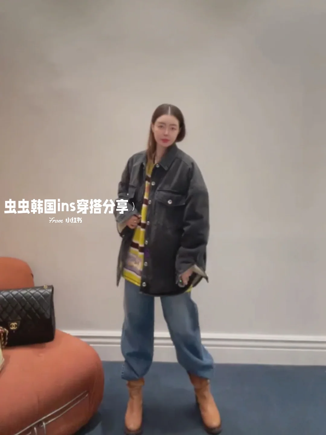实用又时髦的冬季外套🇰🇷深灰色也超时髦