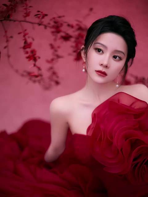 #马秋元人比花娇##马秋元明艳红玫瑰微博视界大会#  ​​​