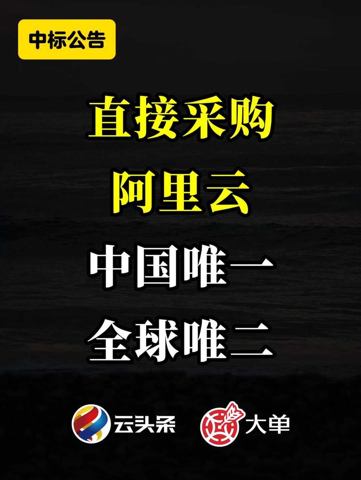 直接采购、阿里云：中国唯一、全球唯二