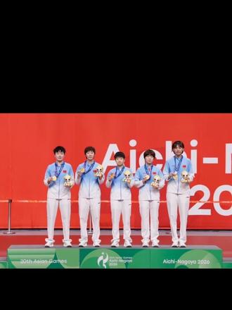 王曼昱亚运会大满五冠杂志收藏版 重温一下五冠夺冠时刻！激动万分！