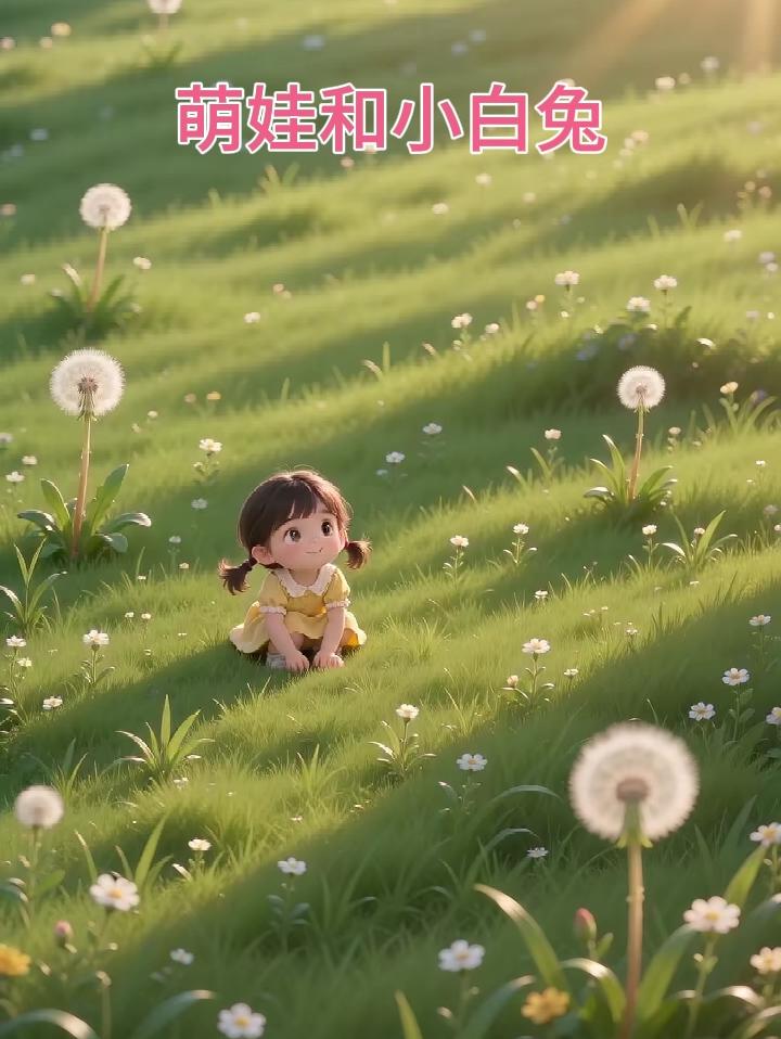 阳光洒在草地上的小仙女🌼