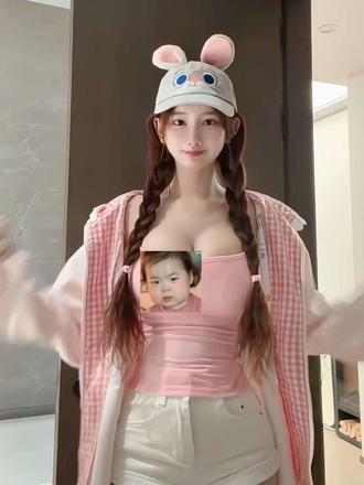 粉色系穿搭